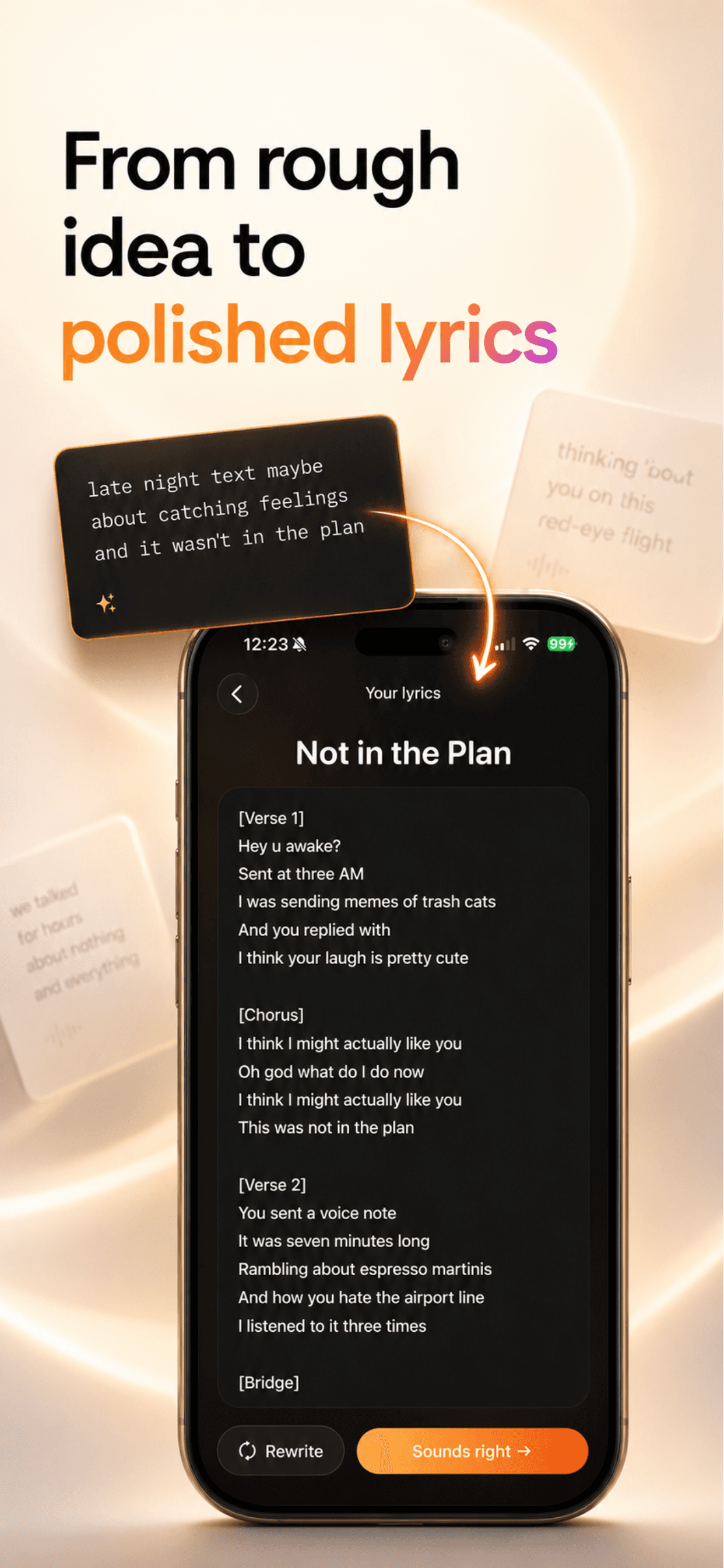 Lyrics written by Solia from a rough idea